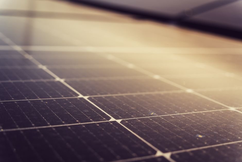 Solar cell macro texture